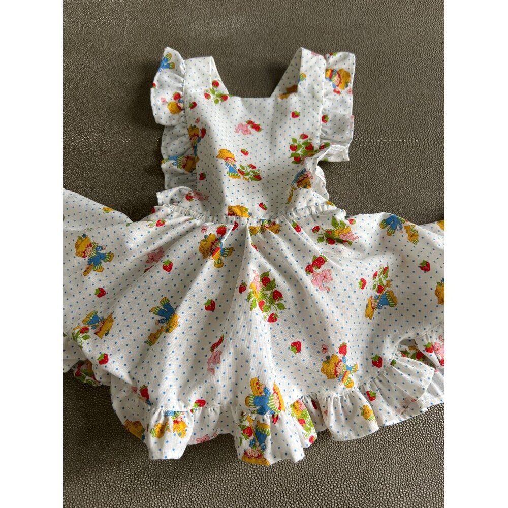 Numi Strawberry Shortcake Pinafore With Attached Bloomers EUC 3T